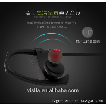 2017 New mini ipx7 waterproof bluetooth earphone wireless bluetooth Music Stereo Headphone Earhook Headset with mic